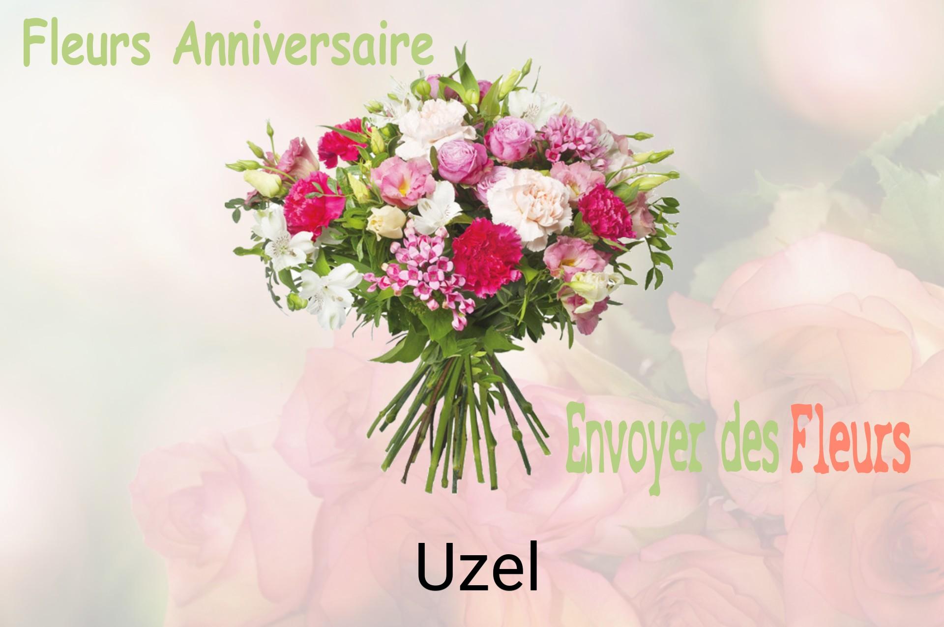 Bouquet de fleurs d’anniversaire livré à Uzel